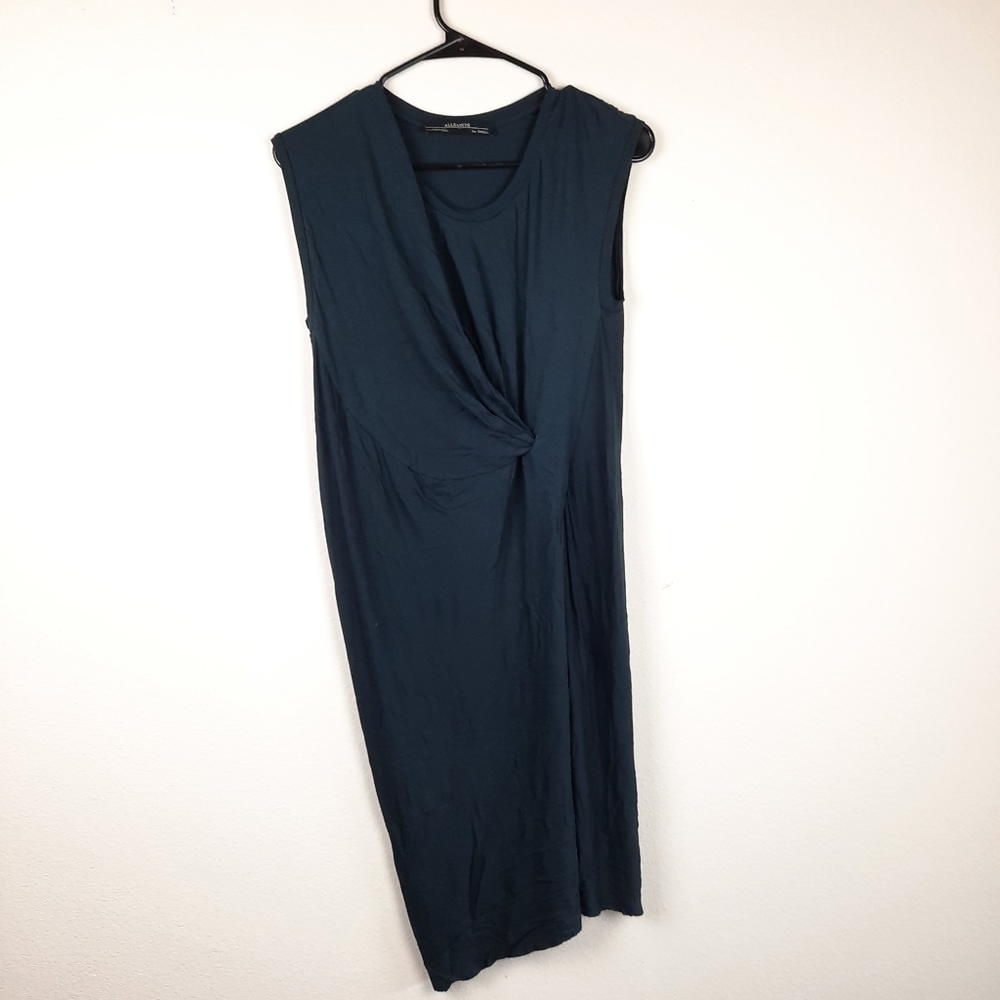 Jet black All Saints dress small